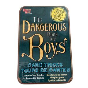 The Dangerous Book For Boys Card Tricks Set W/ Svengali Deck & Instructions